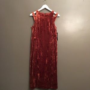 NWT Maggy London Crushed Velvet Dress Size 10